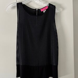 Elegant Black Sleeveless Blouse